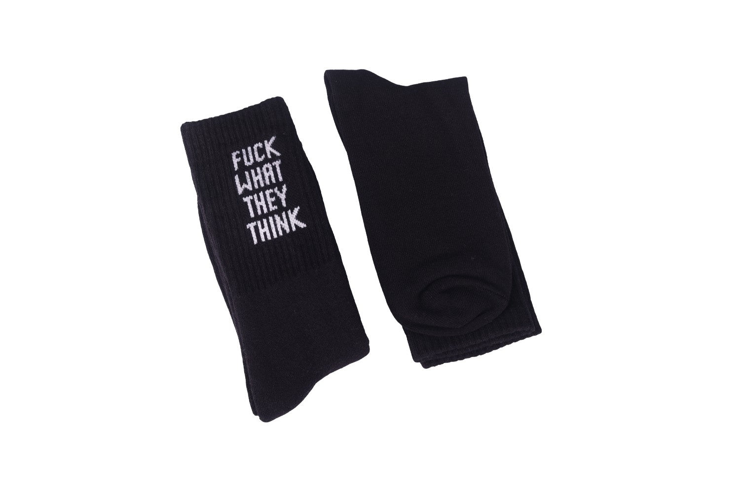 "Fuck What They Think" Statement Socks