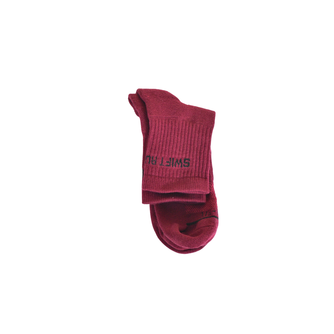 Swift Run Compression Socks - Maroon